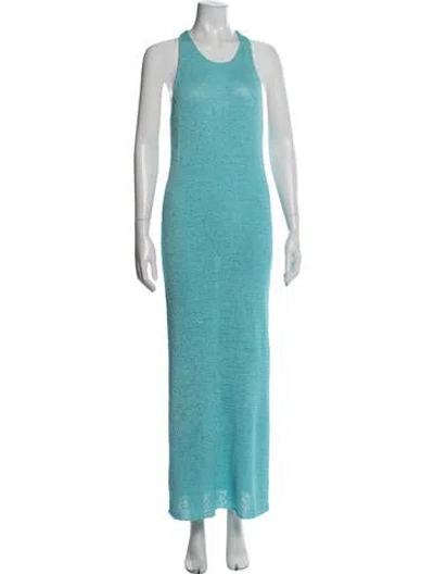 Pre-owned Cynthia Rowley Vintage Long Dress In Blue