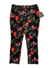 Cynthia Rowley Women's Cropped Floral Print Cigarette Leg Pant In Multicolor In Multi