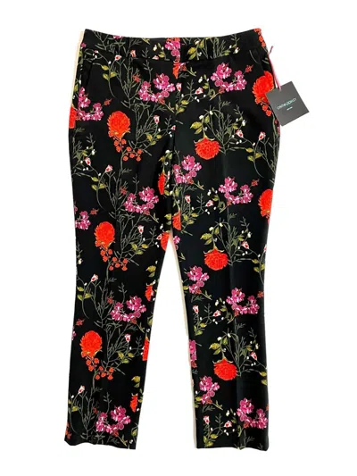 Cynthia Rowley Women's Cropped Floral Print Cigarette Leg Pant In Multicolor