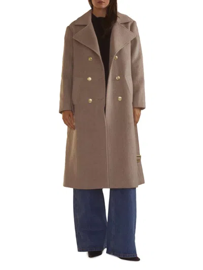 Cynthia Rowley Women's Noa Wool-blend Coat In Camel