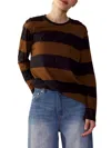 Cynthia Rowley Women's Wide Stripe Cotton T-shirt In Black Brown