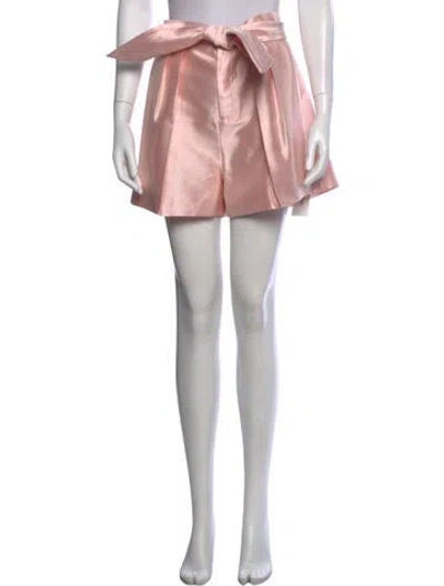 Pre-owned Cynthia Rowley Wool Mini Shorts In Pink