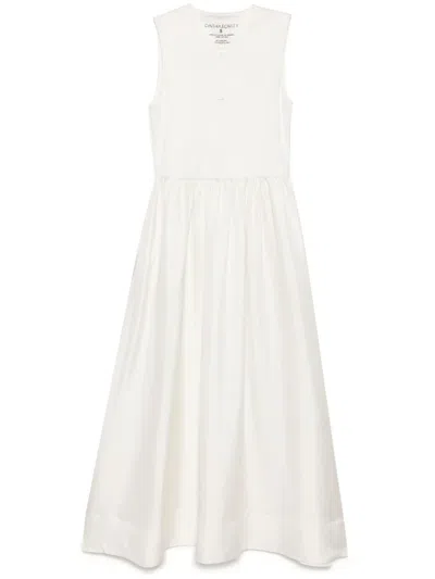 Cynthia Rowley Zipped Dress In White