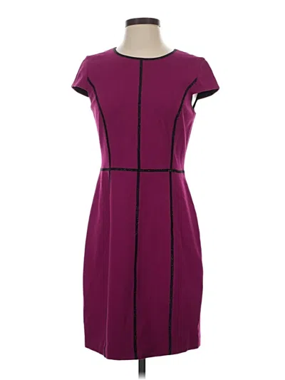 Pre-owned Cynthia Steffe Casual Dress In Burgundy