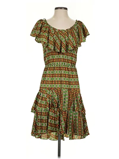Pre-owned Cynthia Steffe Casual Dress In Green