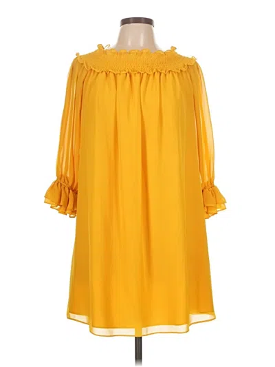 Pre-owned Cynthia Steffe Casual Dress In Yellow
