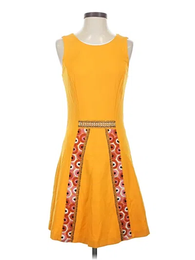Pre-owned Cynthia Steffe Casual Dress In Yellow