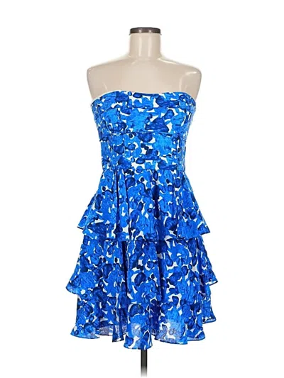 Pre-owned Cynthia Steffe Cocktail Dress In Blue