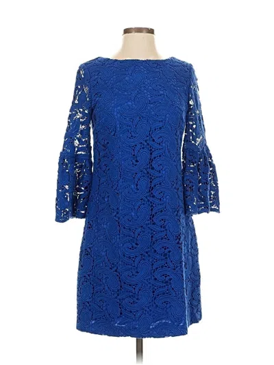 Pre-owned Cynthia Steffe Cocktail Dress In Blue