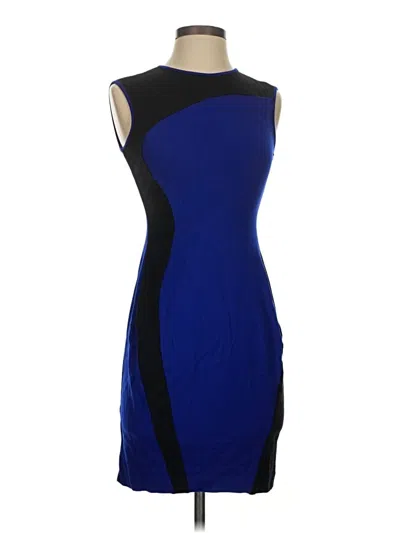 Pre-owned Cynthia Steffe Cocktail Dress In Blue