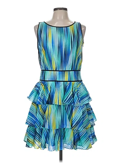 Pre-owned Cynthia Steffe Cocktail Dress In Blue