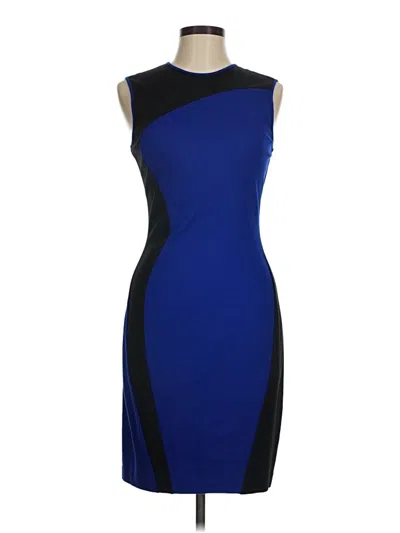 Pre-owned Cynthia Steffe Cocktail Dress In Blue