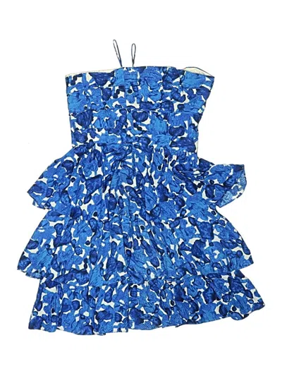 Pre-owned Cynthia Steffe Cocktail Dress In Blue