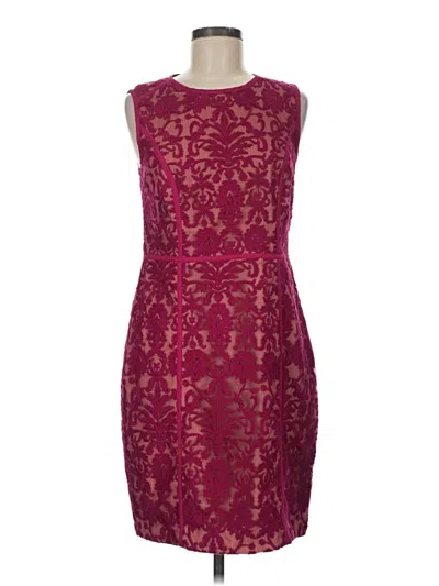 Pre-owned Cynthia Steffe Cocktail Dress In Burgundy