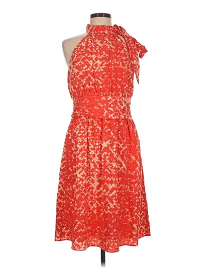 Pre-owned Cynthia Steffe Cocktail Dress In Orange