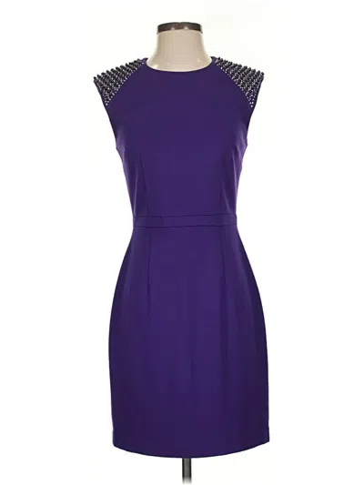 Pre-owned Cynthia Steffe Cocktail Dress In Purple