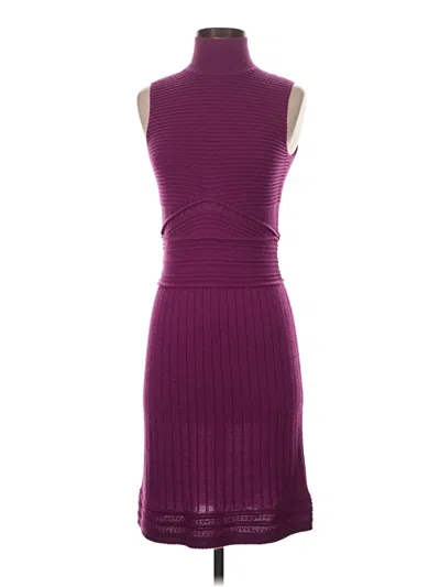 Pre-owned Cynthia Steffe Cocktail Dress In Purple