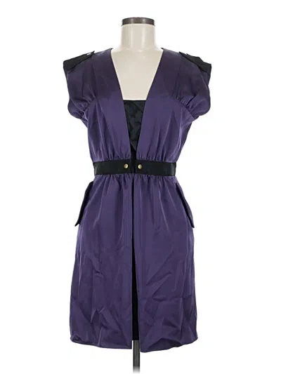 Pre-owned Cynthia Steffe Cocktail Dress In Purple