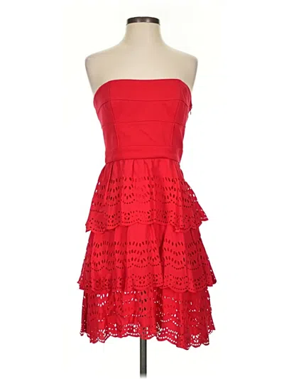 Pre-owned Cynthia Steffe Cocktail Dress In Red