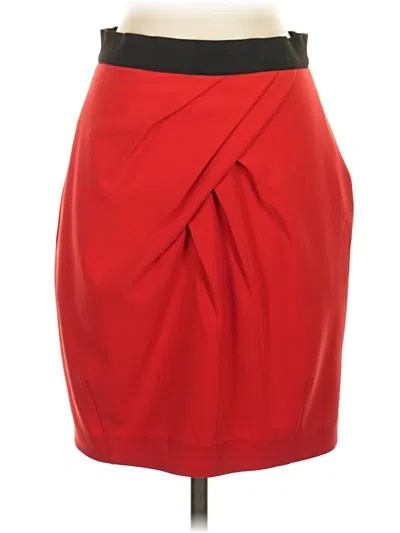 Pre-owned Cynthia Steffe Formal Skirt In Red