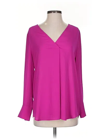 Pre-owned Cynthia Steffe Long Sleeve Blouse In Pink