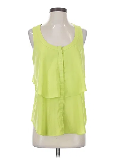 Pre-owned Cynthia Steffe Sleeveless Blouse In Green
