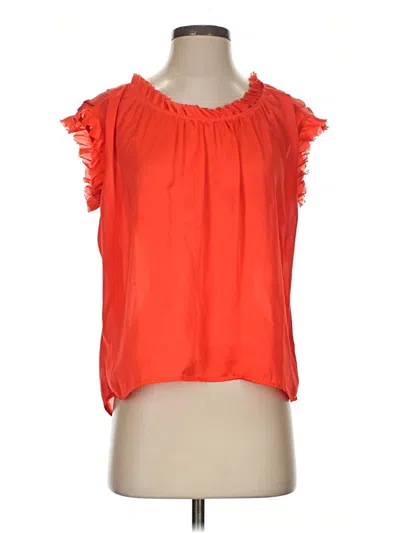 Pre-owned Cynthia Steffe Sleeveless T-shirt In Orange