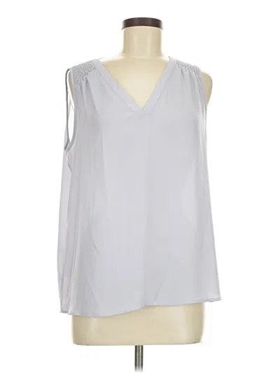 Pre-owned Cynthia Steffe Sleeveless T-shirt In Silver