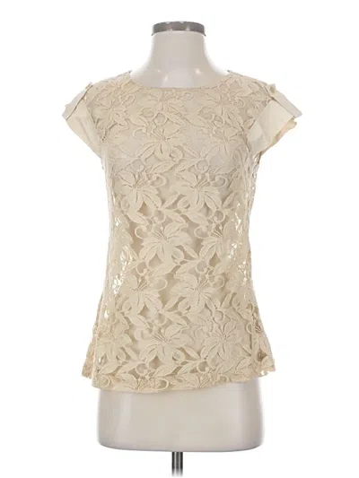 Pre-owned Cynthia Steffe Sleeveless T-shirt In White