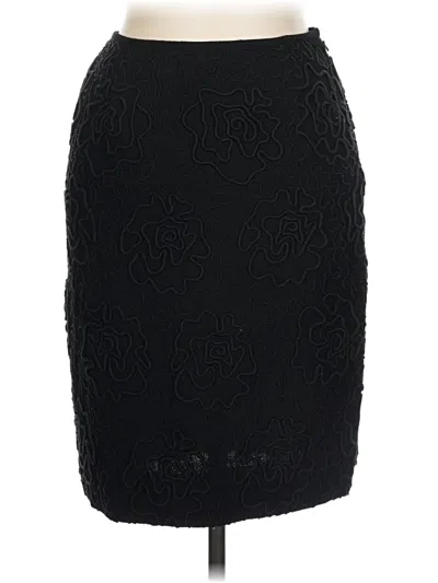 Pre-owned Cynthia Steffe Wool Skirt In Black