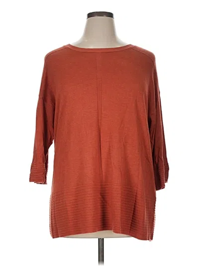 Pre-owned Cyrus 3/4 Sleeve T-shirt In Brown