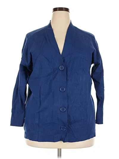 Pre-owned Cyrus Cardigan Sweater In Blue