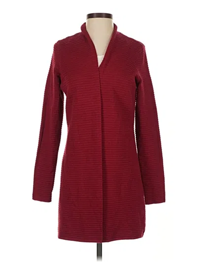 Pre-owned Cyrus Cardigan Sweater In Burgundy