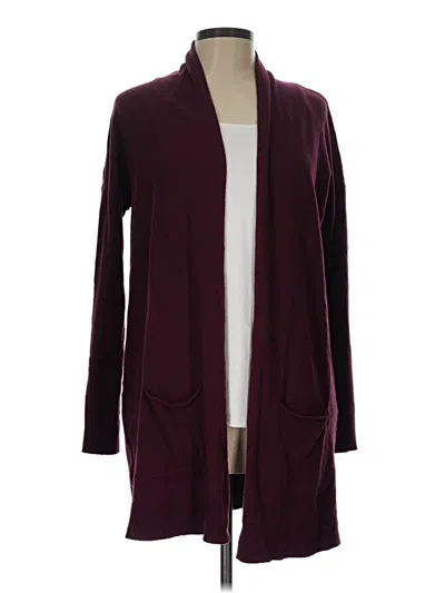 Pre-owned Cyrus Cardigan Sweater In Burgundy