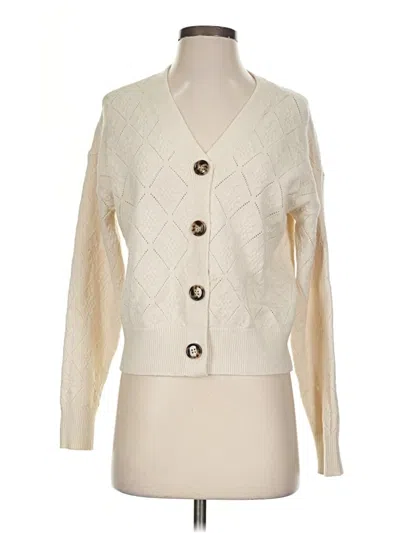 Pre-owned Cyrus Cardigan Sweater In Ivory