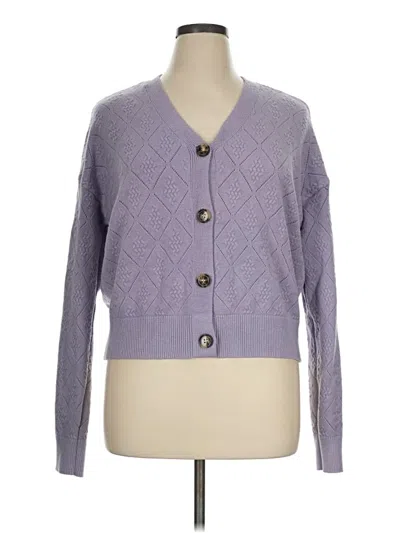 Pre-owned Cyrus Cardigan Sweater In Purple