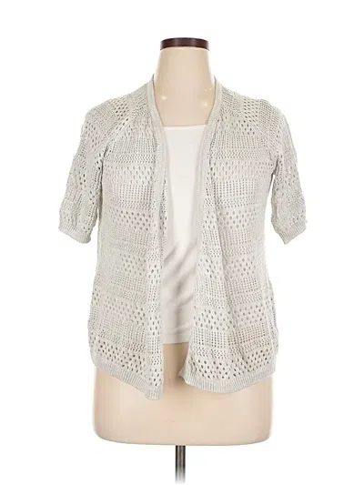 Pre-owned Cyrus Cardigan Sweater In Silver