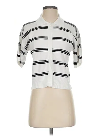 Pre-owned Cyrus Cardigan Sweater In Silver