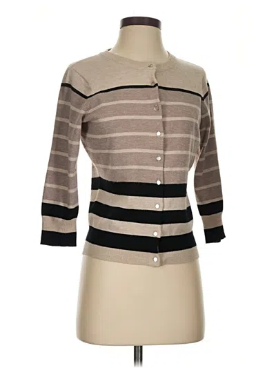Pre-owned Cyrus Cardigan Sweater In Tan