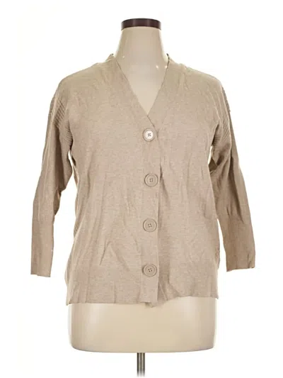 Pre-owned Cyrus Cardigan Sweater In Tan