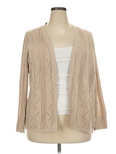 Pre-owned Cyrus Cardigan Sweater In Tan