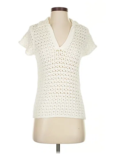 Pre-owned Cyrus Cardigan Sweater In White