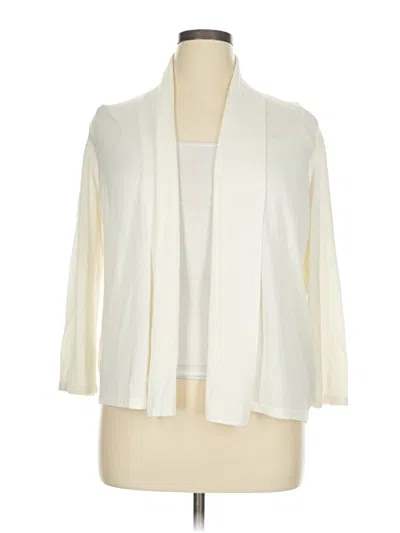 Pre-owned Cyrus Cardigan Sweater In White
