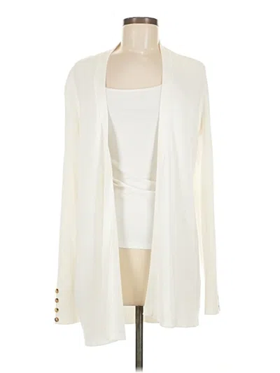 Pre-owned Cyrus Cardigan Sweater In White