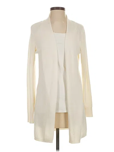 Pre-owned Cyrus Cardigan Sweater In White