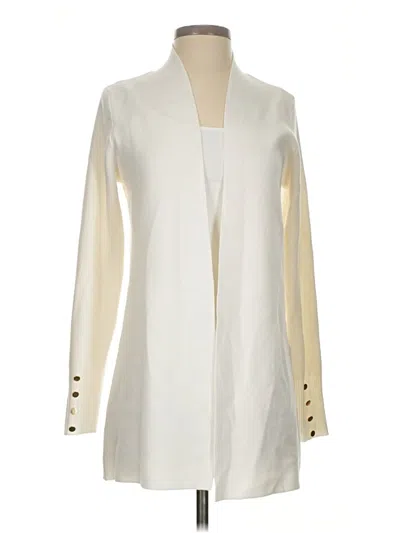 Pre-owned Cyrus Cardigan Sweater In White