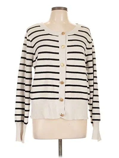 Pre-owned Cyrus Cardigan Sweater In White