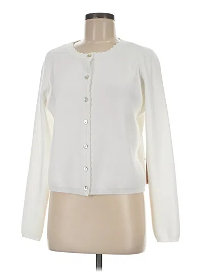 Pre-owned Cyrus Cardigan Sweater In White