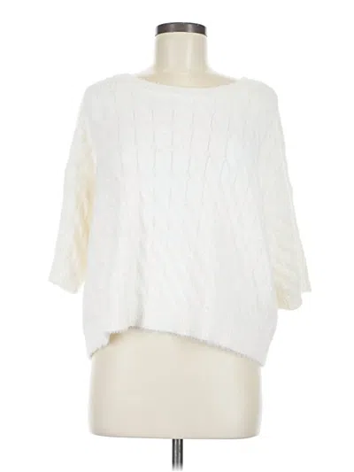 Pre-owned Cyrus Cardigan Sweater In White
