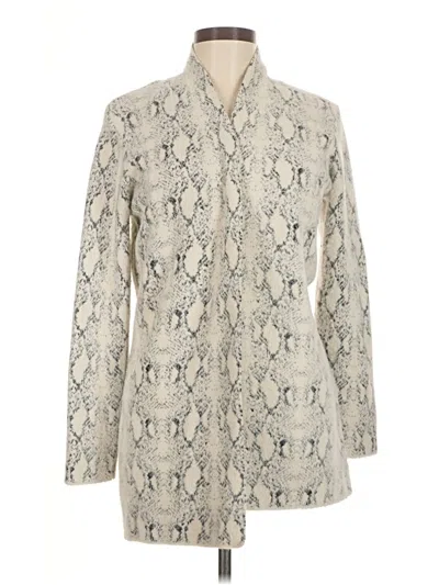 Pre-owned Cyrus Cardigan Sweater In White